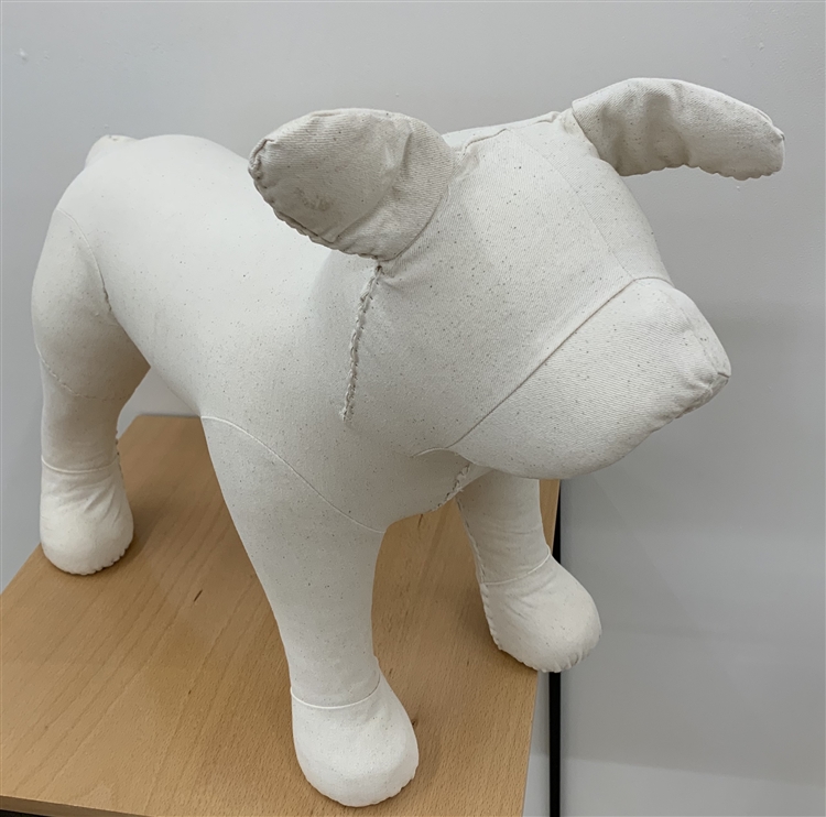 White Bull Dog Mannequin
