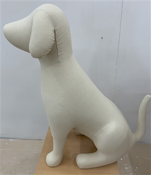 Large Sitting Dog Mannequin
